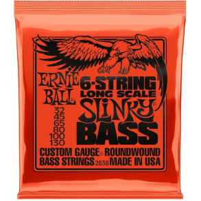 Ernie Ball 2838 6-String Bass Slinky Nickel